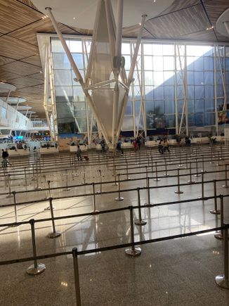 Got to RAK expecting a huge immigration queue and was faced with an empty hall. 
