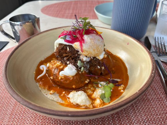 Huevos Rancheros, a bit spicy and very tasty 