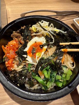 Rice and veg to go with the grilled meat
