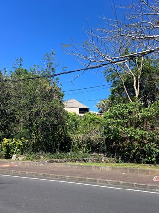 View from beach road  to the Umana Villas