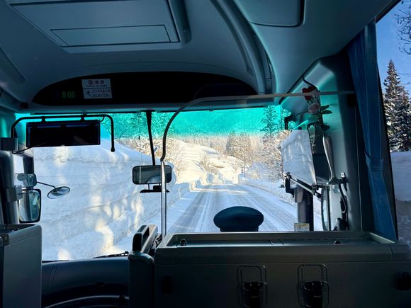 Photo from our seat on the bus