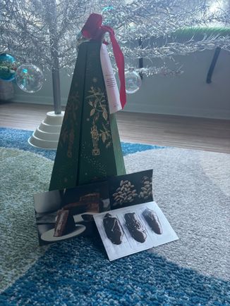 I got some beautiful chocolates from mdbe. 