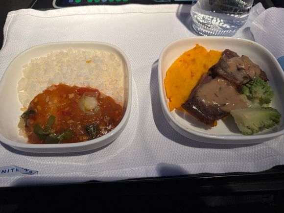 Halibut and beef cheeks tapas.