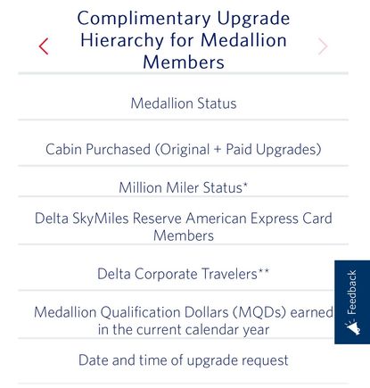 Why in the heck did they list Million Miler as #3 - if Million Miler drives Medallion level - isn’t it more reasonable to list Million Miler at #1 with Medallion Level with an asterisk to explain Million Milers trump non million milers?  Am I missing something?  Million milers will always get the / any upgrades before anyone else.  No?