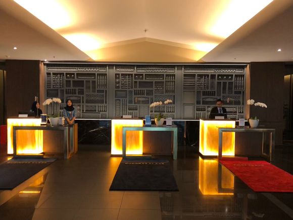 check-in desk