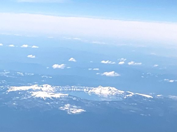 Crater Lake — a bit too far east to really appreciate it today

