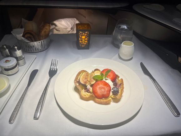 Decadent “breakfast,” not good for my waistline but man was it tasty