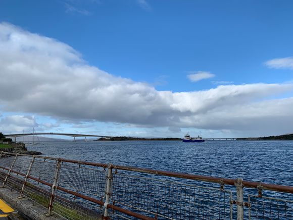 Kyleakin, the Skye Bridge in the background