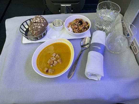 Soup was good