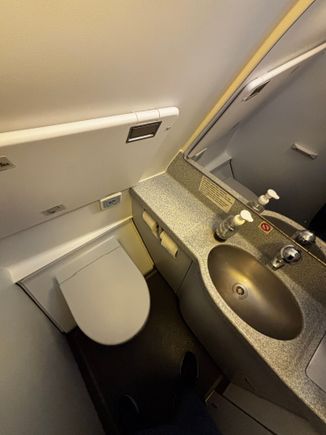 Standard Airbus short haul toilet facilities 