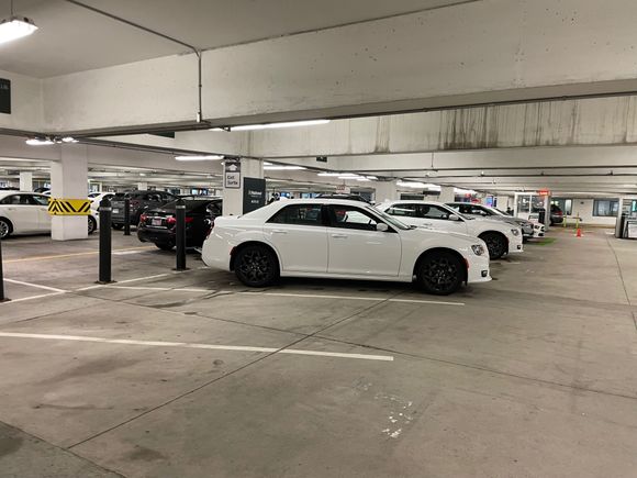 EA and the last two cars are PS. 