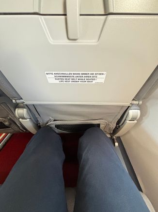 Not that much room on these small E-jets 