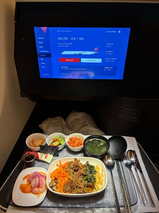 Sides were great; rice in main dish partly overcooked/heated 