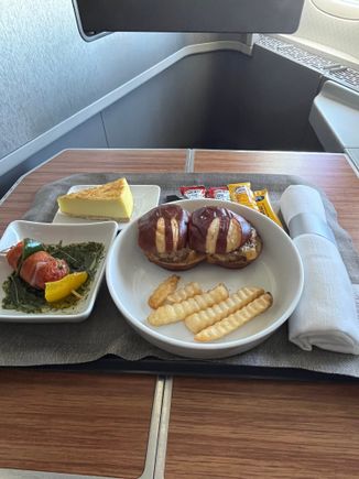 CLT-DFW (I ate most of the fries before picture)