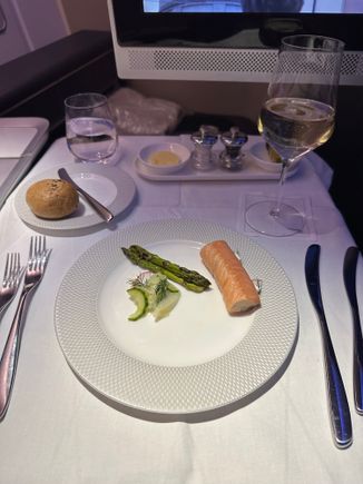 Enjoyed the salmon starter 