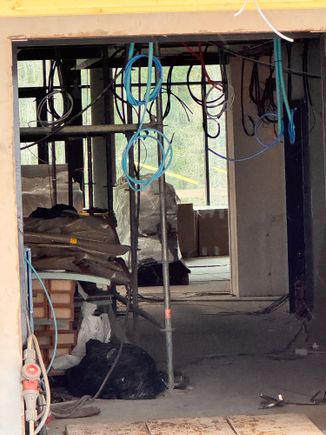 View into main lobby, still a lot of work to be done