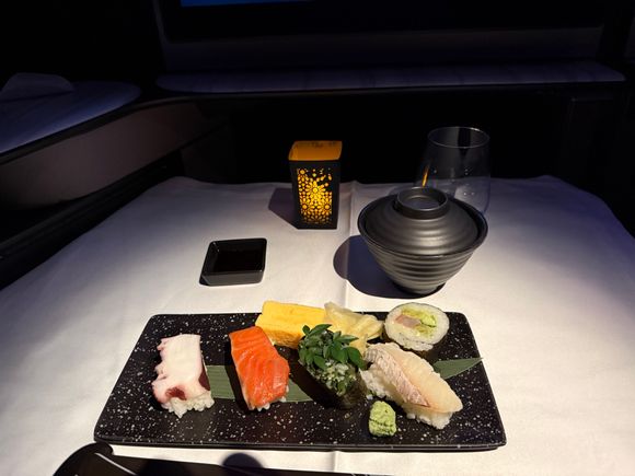 Seasonal nigiri and sushi from the light meal menu.  
Really generous portions and really fresh and tasty. 