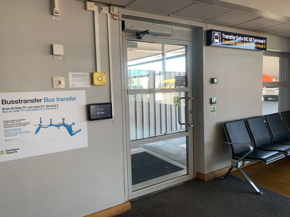 Overview of the intra-Schengen transfer gate in ARN-T2.