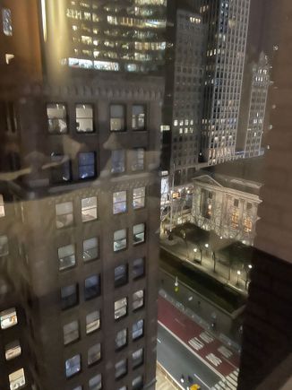 View from bedroom window