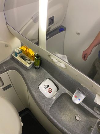 C-class bathroom on the upper deck.  