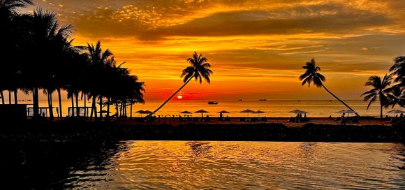 Incredible sunsets.