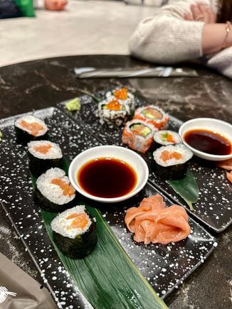 More sushi at Al Mourjan Garden Lounge