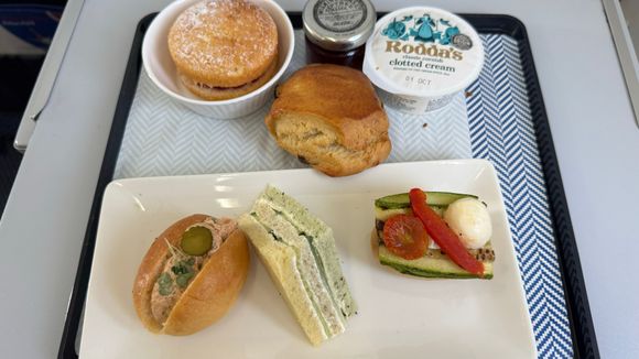 BA411 IBZ-LHR Vegetarian Afternoon Tea