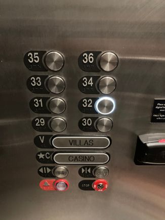 From the VIP elevator