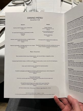 Main menu