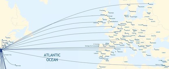 JFK direct to Europe