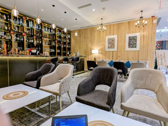 . . . The Lobby Bar, open as an member lounge 1800-2000