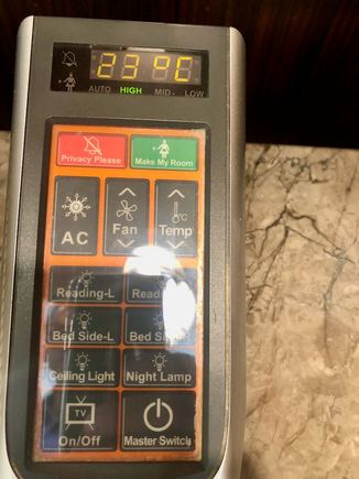 lights and AC controller