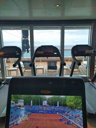 Ok gym. The gym on the Regent Explorer was much nicer.