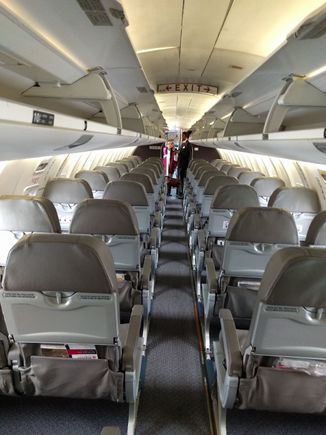 The view from pretty far back. Has SFO777 ever sat back here?