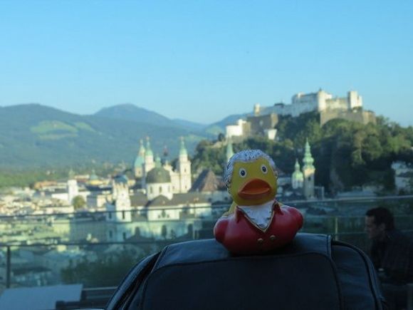 Mozart aka Travelduck in Salzburg