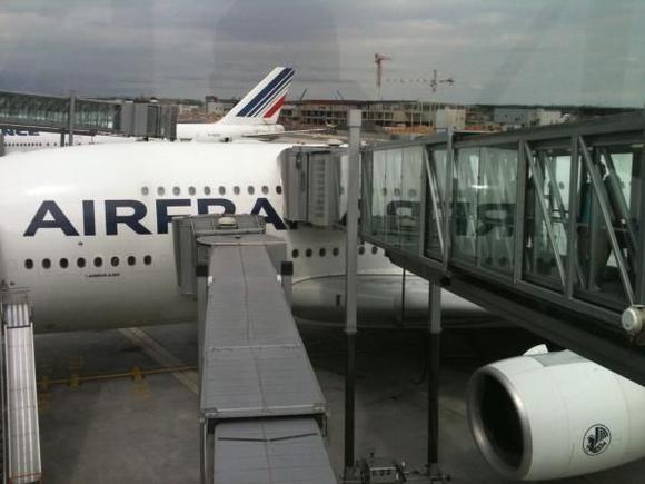 Air France A380 at LHR. July 2010