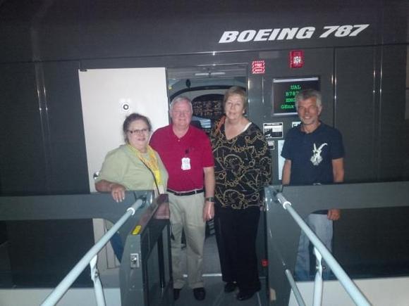 Captain Steve, me and our two Austrian friends