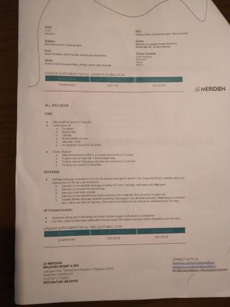 Price List B -  page 2  (NOT using elite breakfast option)