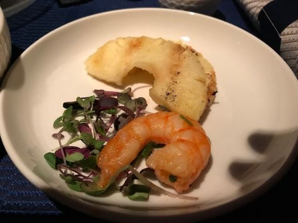 skimpy shrimp was rockhard with little  taste