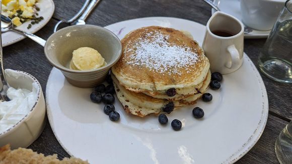 Lemon Blueberry Pancake