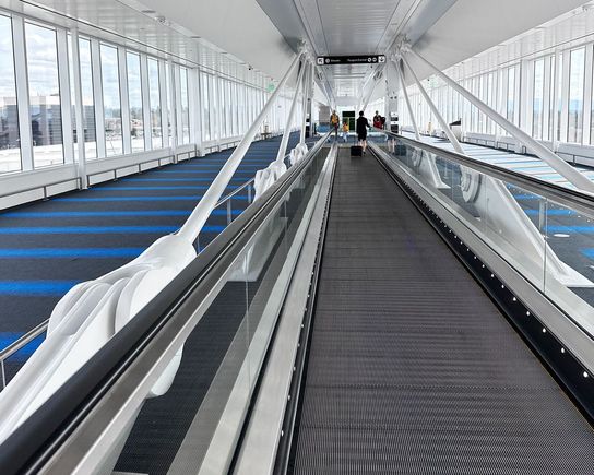 The long walk to baggage claim