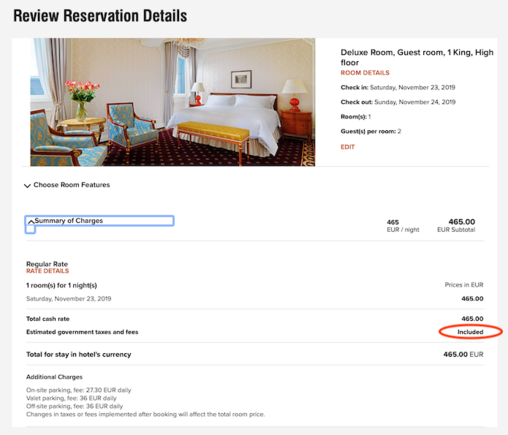 Marriott standard rate