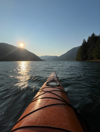 View from kayak in Khutzeymateen Inlet