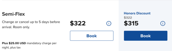 "Room only." What does that mean at an Embassy Suites?