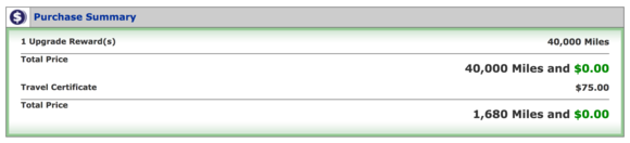 So they WON'T charge me the $550 each way for the upgrade (along with the miles)?  Or is this a subtle hint that they're just not going to bother giving me the upgrade?