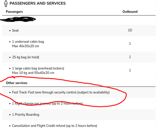 Booking confirmation