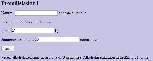 Promillelaskuri Pihdelinkki