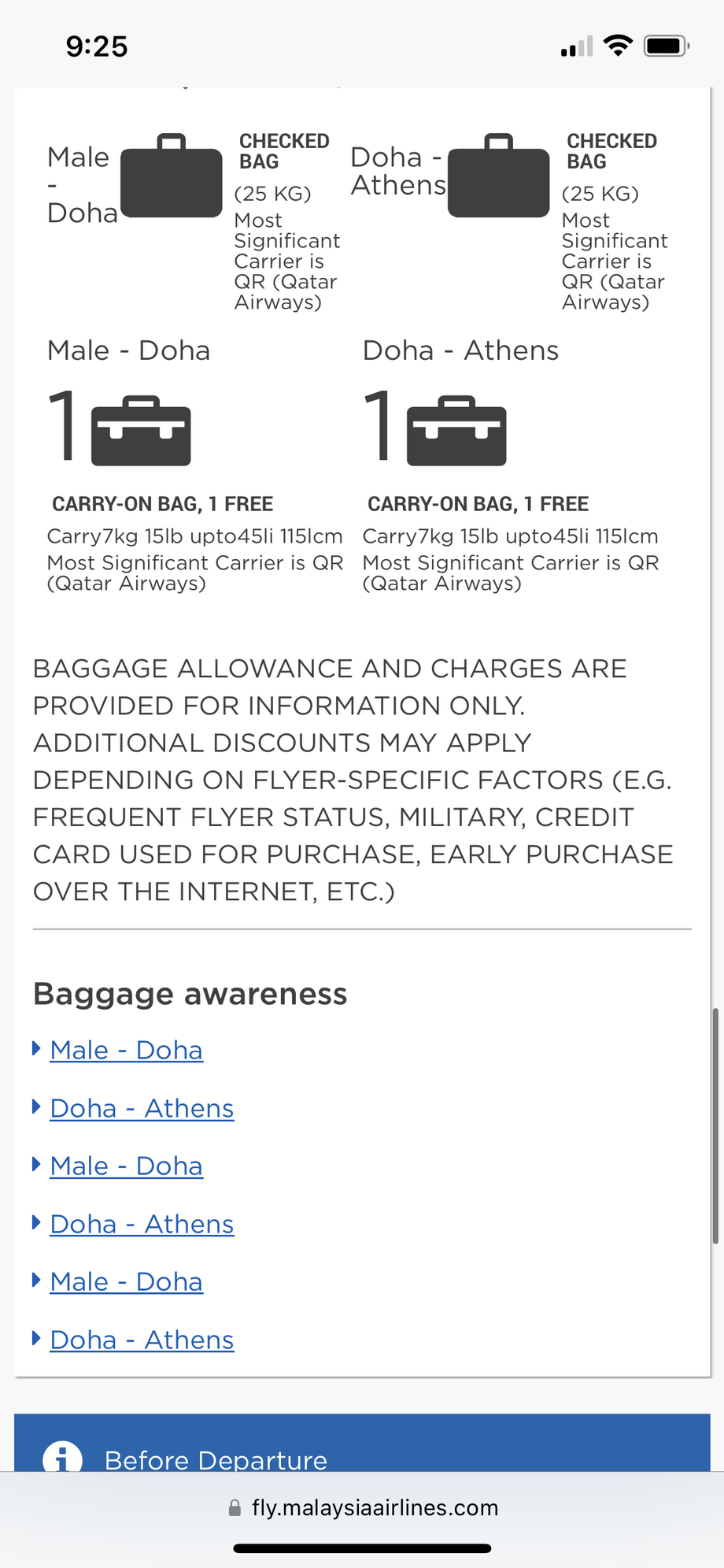 Qatar Airways Baggage Allowance Policies & Guidelines 2022