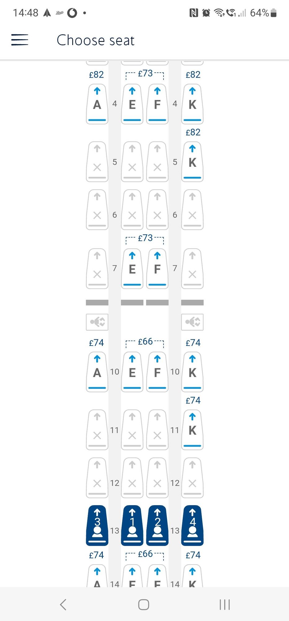 SEATING GUIDE BA BOEING 777 200 B772 visual data 6