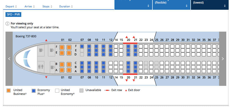 Sunwing 737 800 Elite Seating Chart